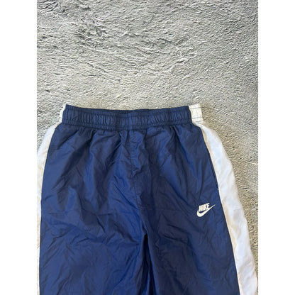 Nike vintage navy nylon track pants drill parachute y2k