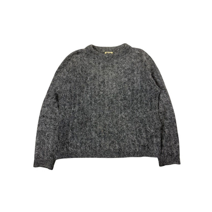Acne Studios mohair sweater grey dramatic moh paw14