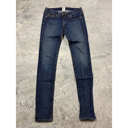 True Religion vintage skinny jeans slim Stella stitching