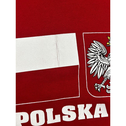 Poland sweatshirt big logo Vintage 90s Made in USA