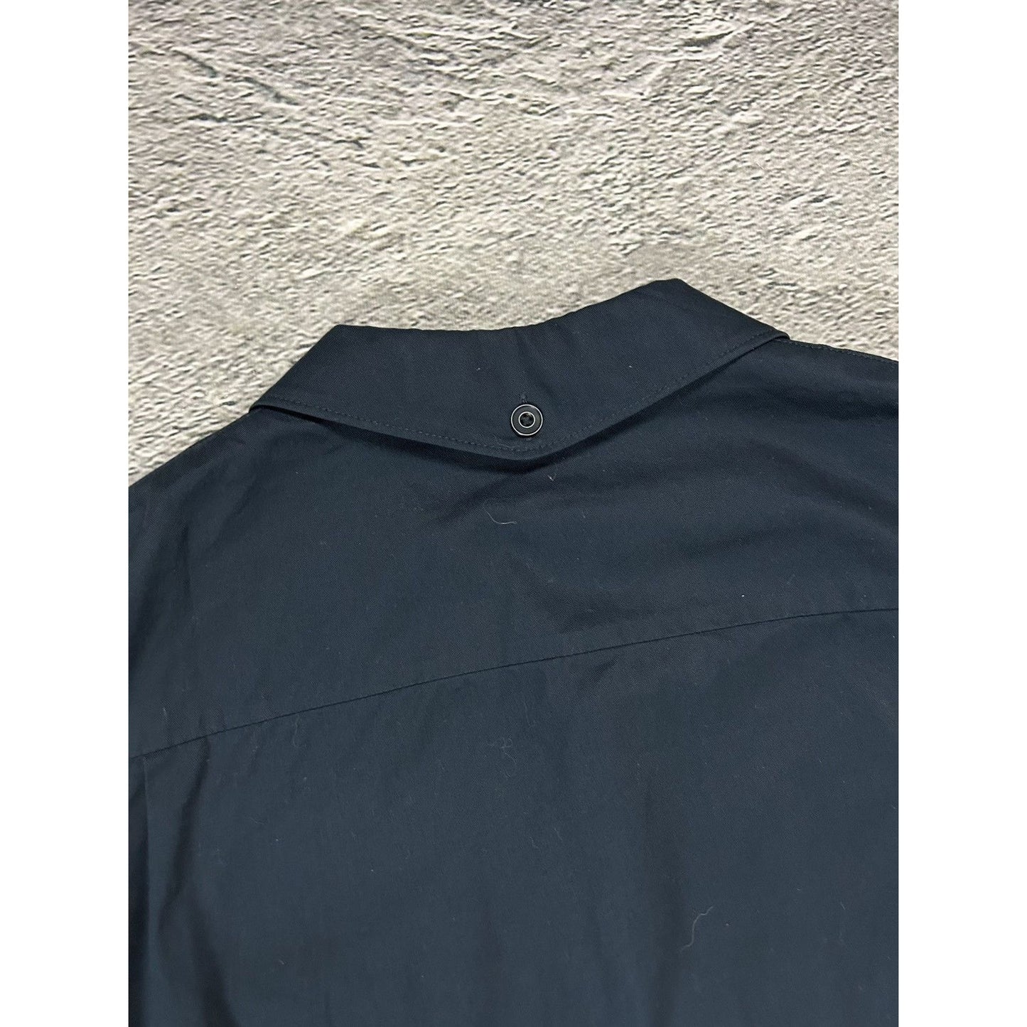 Uniqlo Lemaire Cotton Jacket navy button-up