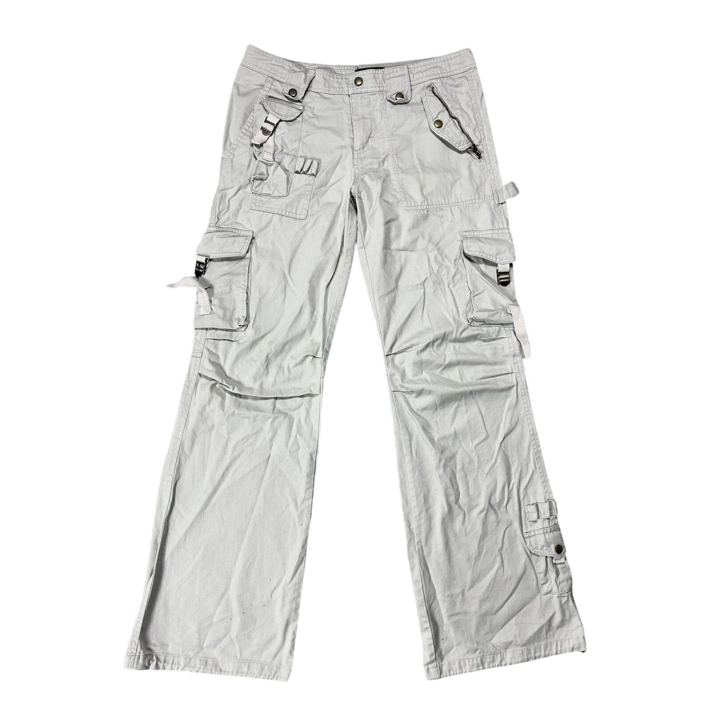 Saix vintage cargo pants beige military flared