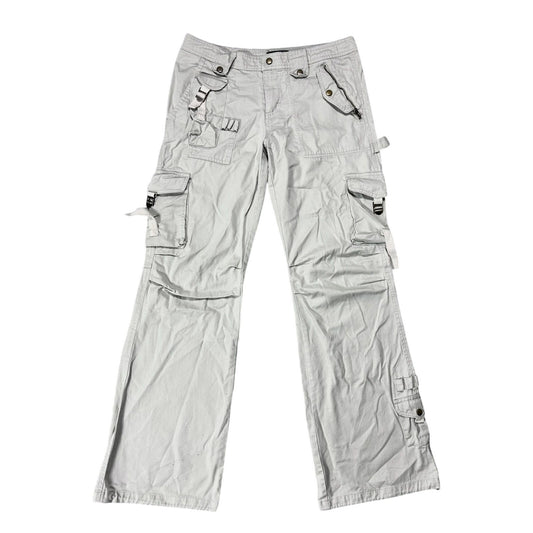 Saix vintage cargo pants beige military flared