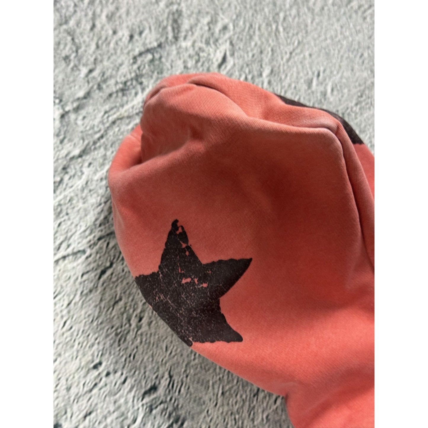 True Religion vintage zip hoodie Orange Rhinestones LA
