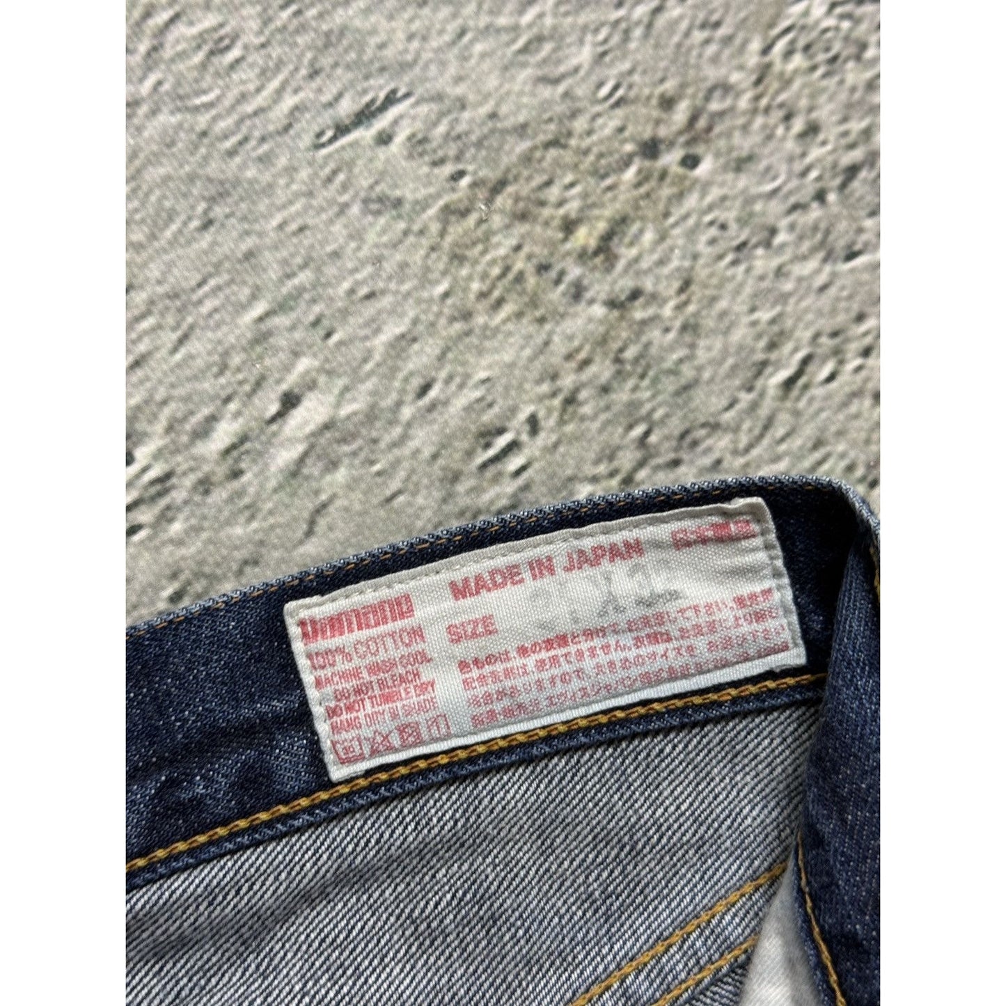 Evisu jeans daicock big logo red selvedge denim Yamane