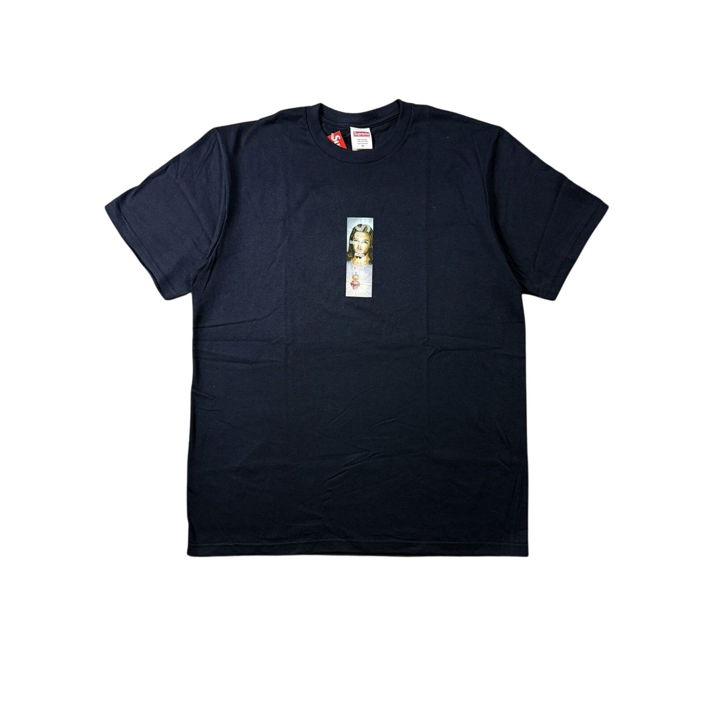 Supreme Bogo Prayer Tee navy blue FW26 Jesus box logo