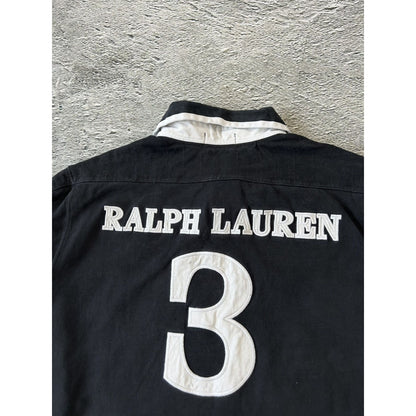 Chief Keef Polo Ralph Lauren longsleeve big logo black white