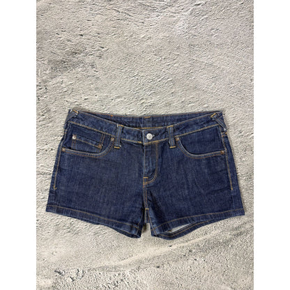 Evisu mini shorts flowers logo vintage jeans jorts sample
