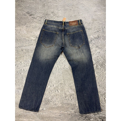 Ed Hardy Christian Audigier vintage jeans big logo pants 420