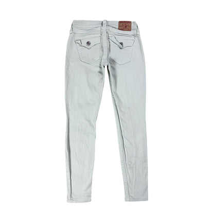 True Religion jeans mint turquoise vintage denim pants slim