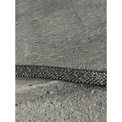 True Religion studded belt leather black Y2K