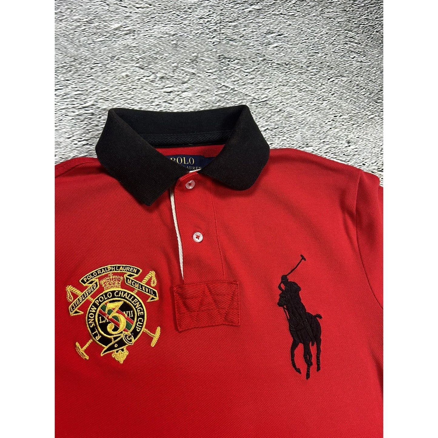 Chief Keef Polo Ralph Lauren red big pony polo T-shirt