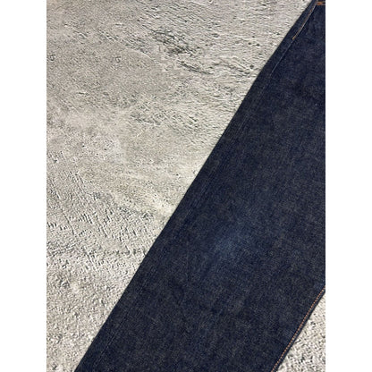 Evisu jeans vintage dark navy selvedge denim white seagull