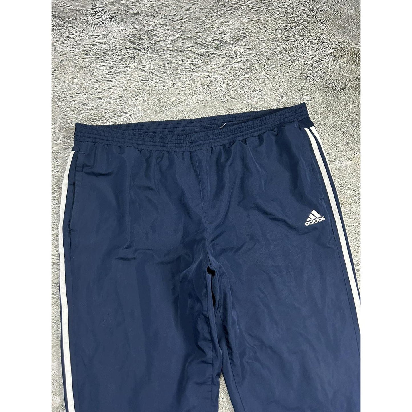 Adidas vintage navy blue track pants small logo 2000s