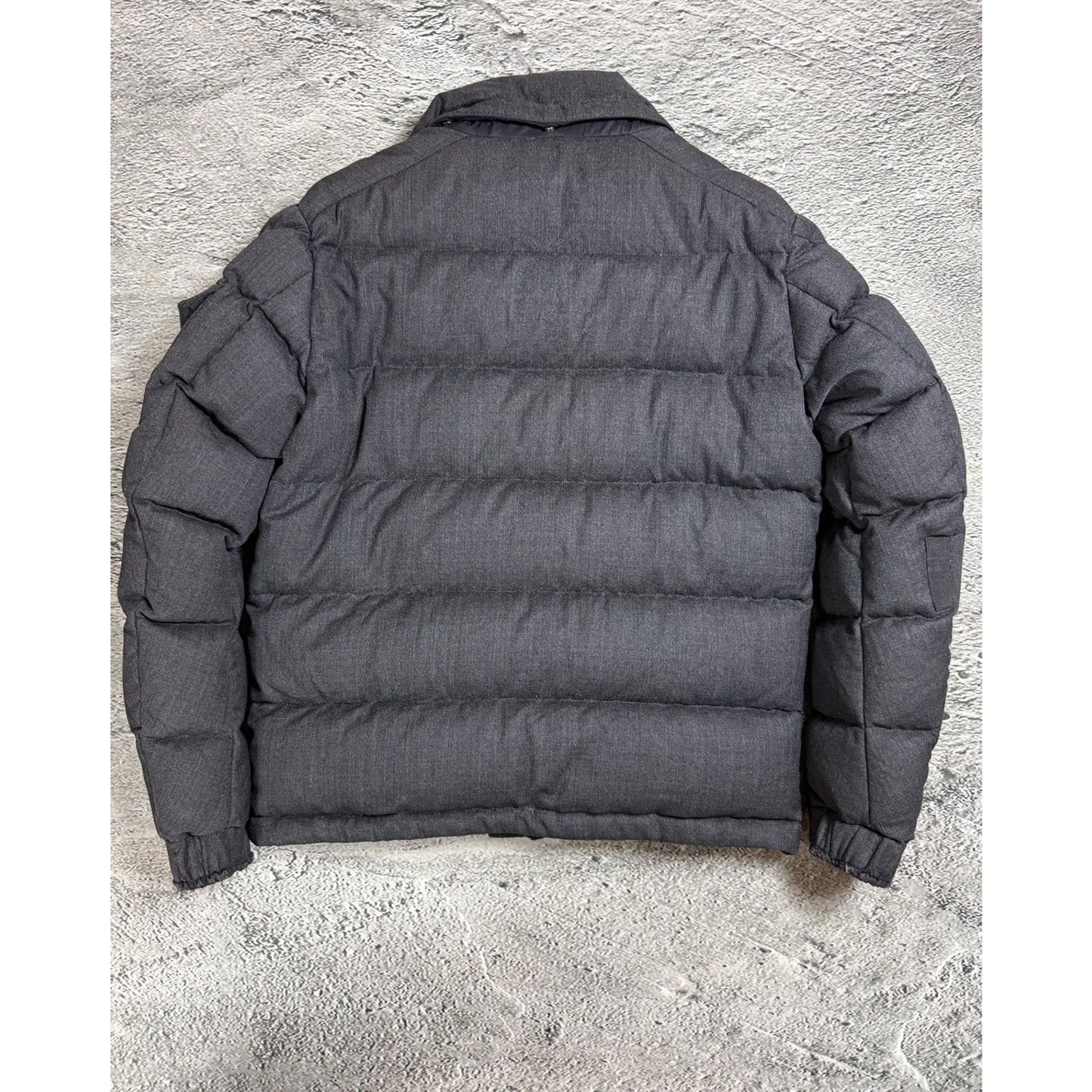 Moncler puffer jacket grey down