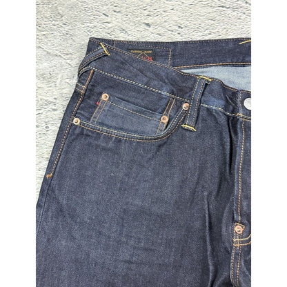 Evisu jeans daicock big logo Red selvedge raw denim Japan