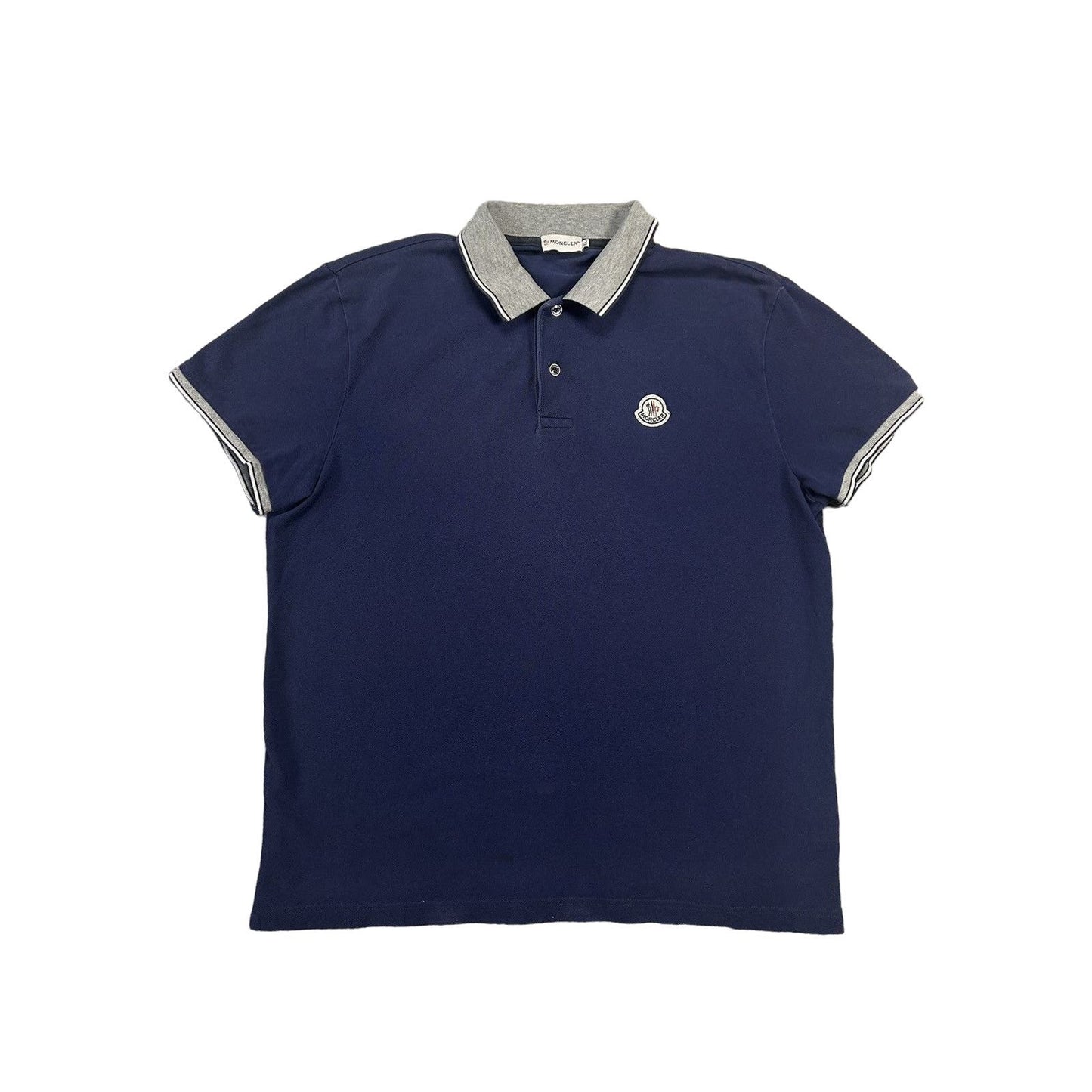 Moncler polo T-shirt navy small logo shirt