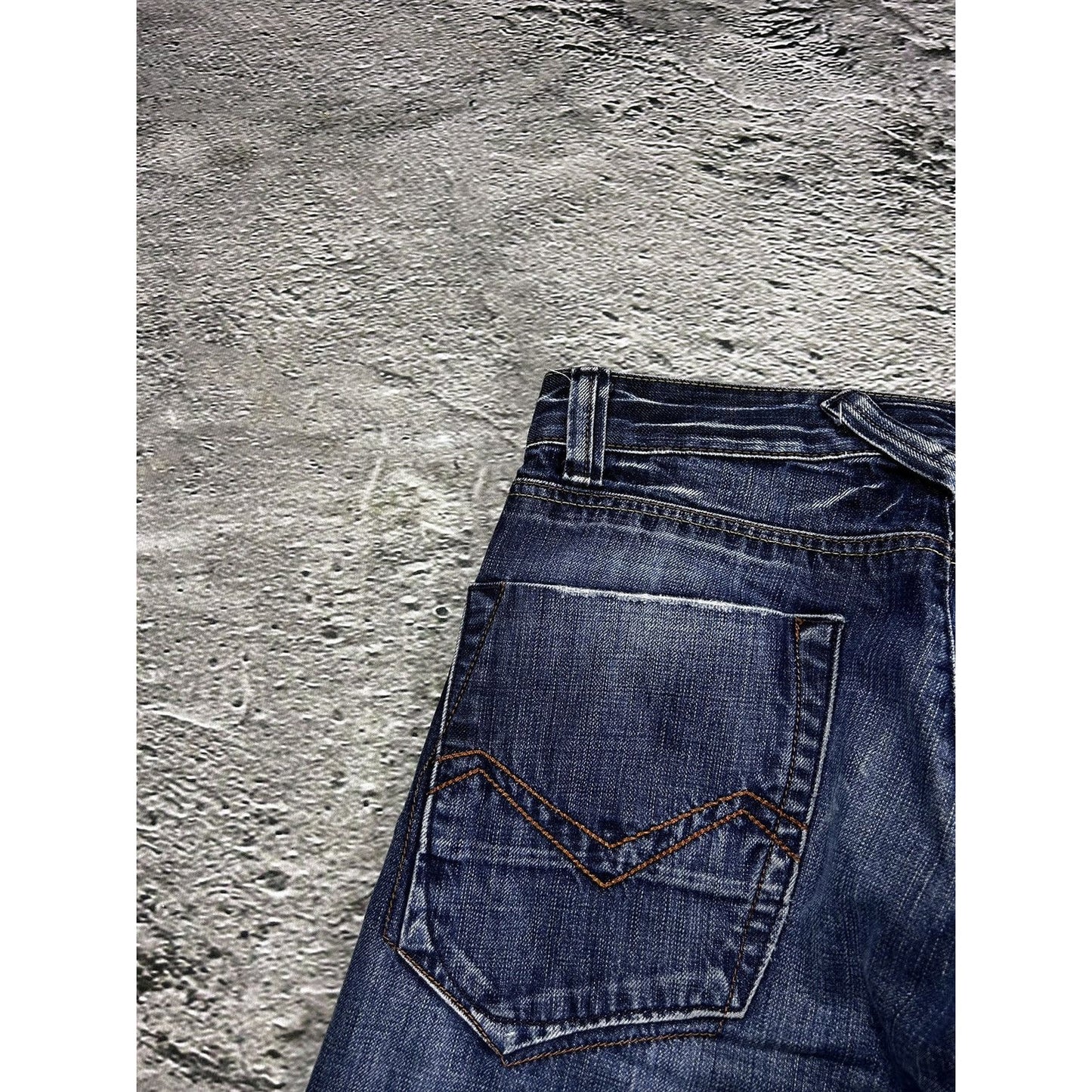 Energie Spa Japanese Raw Denim Biker Jeans