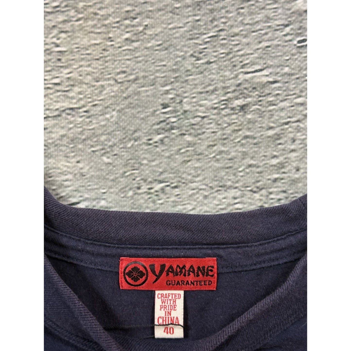 Evisu Yamane t-shirt vintage big logo seagull Navy