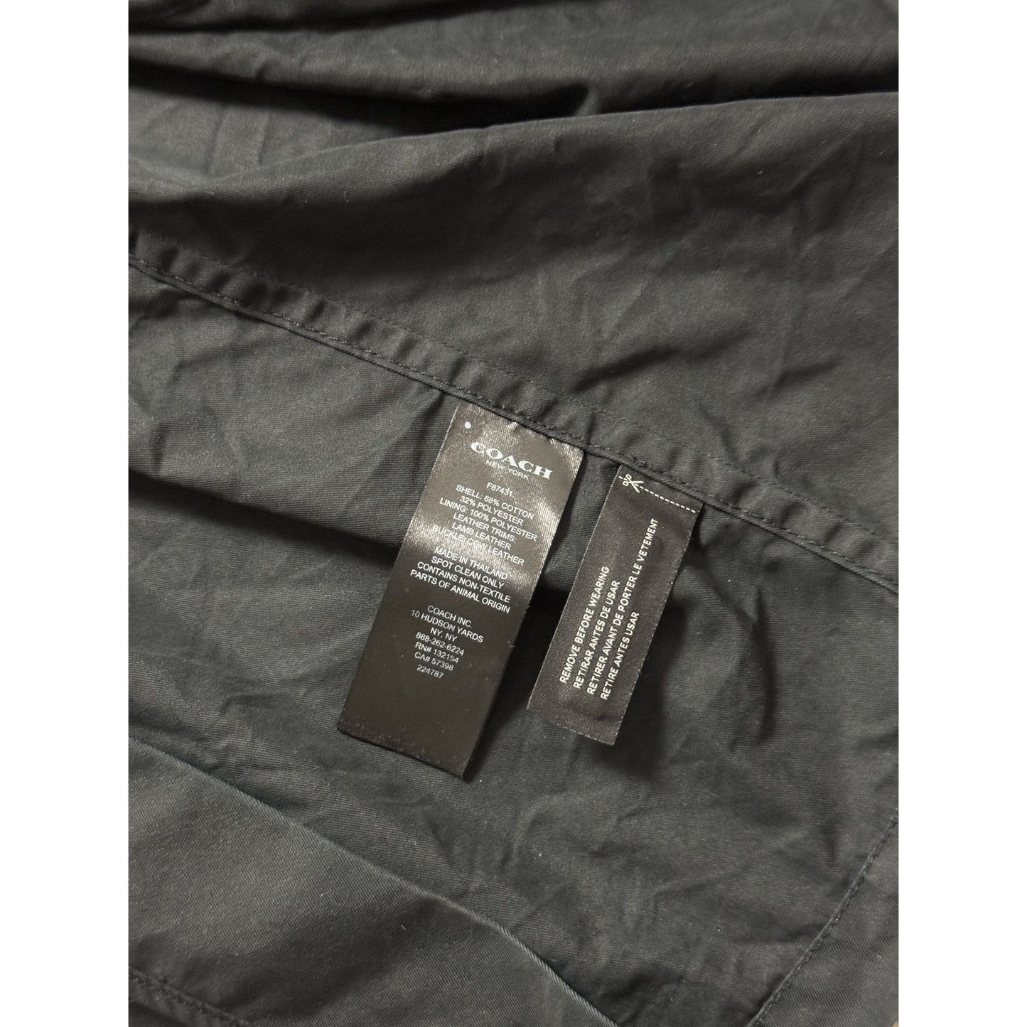 Coach Trench Coat black