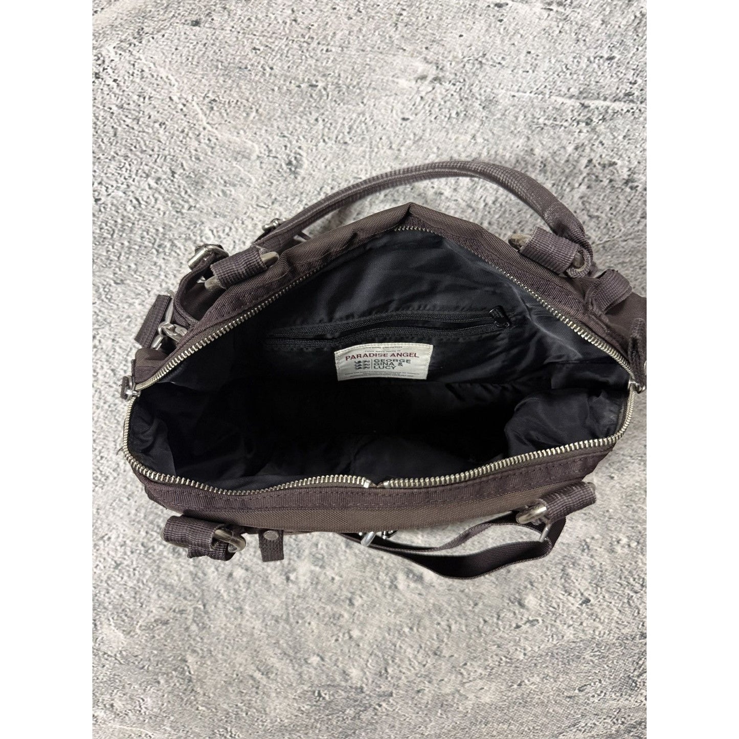 George Gina & Lucy crossbody paradise angel bag Y2K Brown