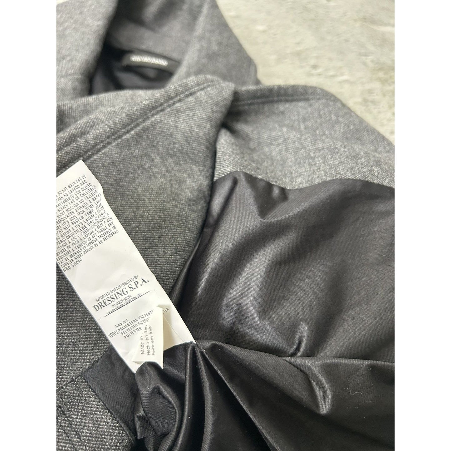 Plein Sud Jeanius Wool Blazer grey