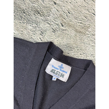 Vivienne Westwood knit cardigan small orb logo lana wool