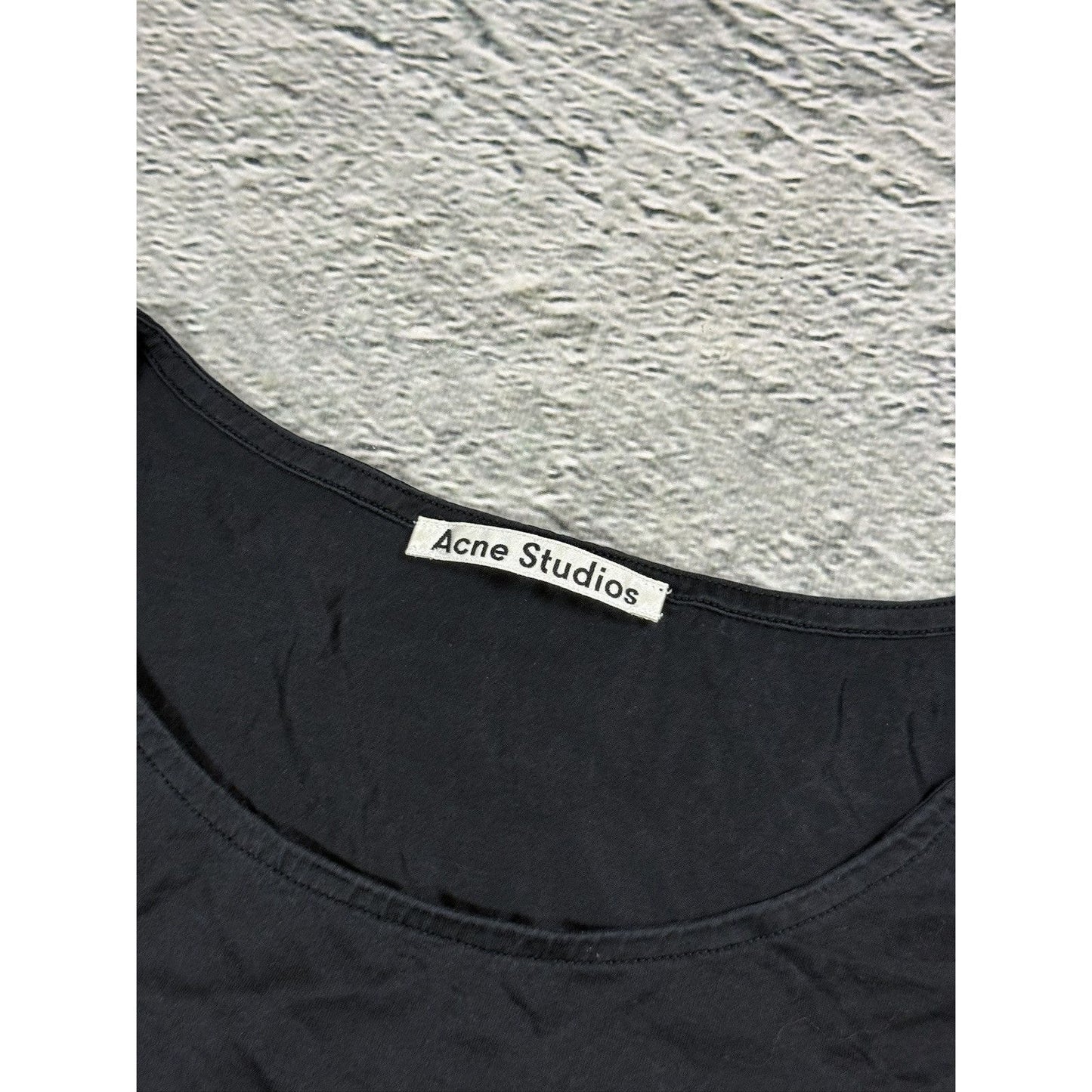 Acne Studios t-shirt baggy black Eira M Cot PAW15
