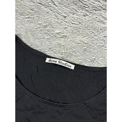 Acne Studios t-shirt baggy black Eira M Cot PAW15