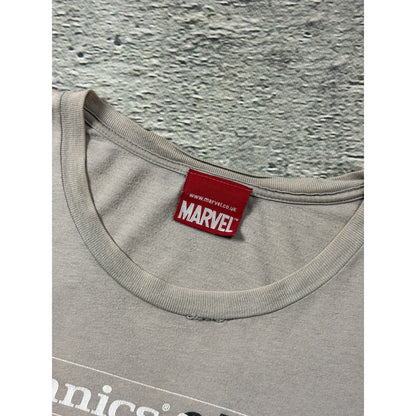 Technics vs Marvel 2006 vintage tee tshirt Silver Surfer