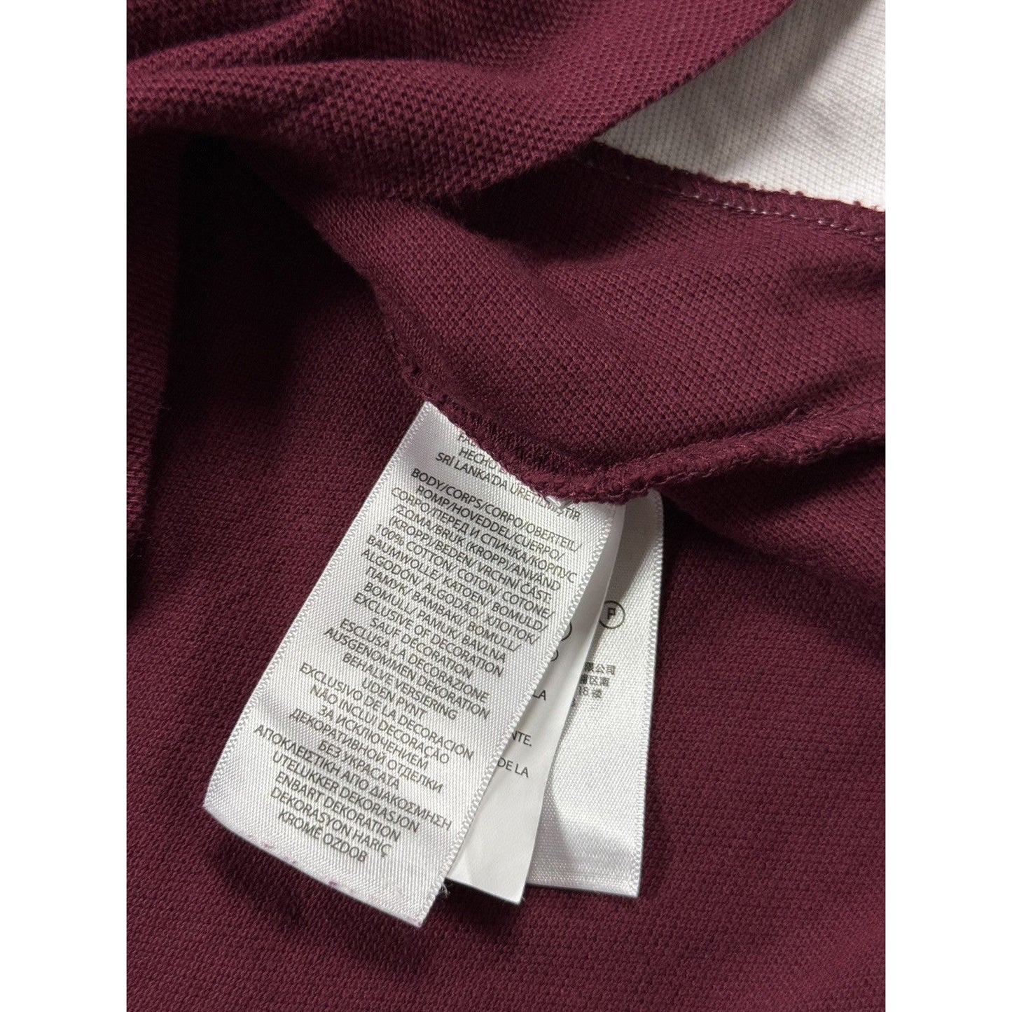 Chief Keef Polo Ralph Lauren T-shirt burgundy red