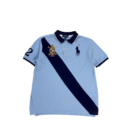 Chief Keef Polo Ralph Lauren T-shirt vintage baby blue navy