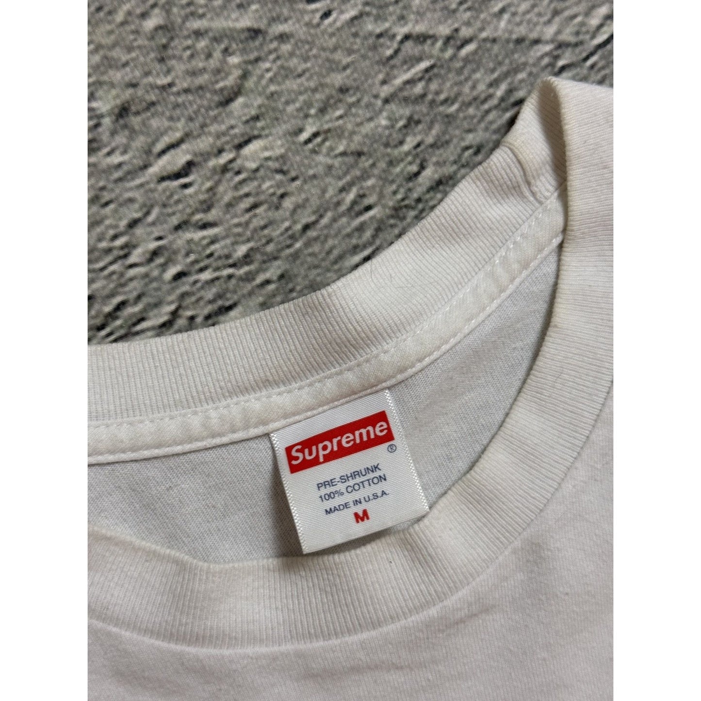 Supreme Bogo Long Sleeve Tee FW20 white