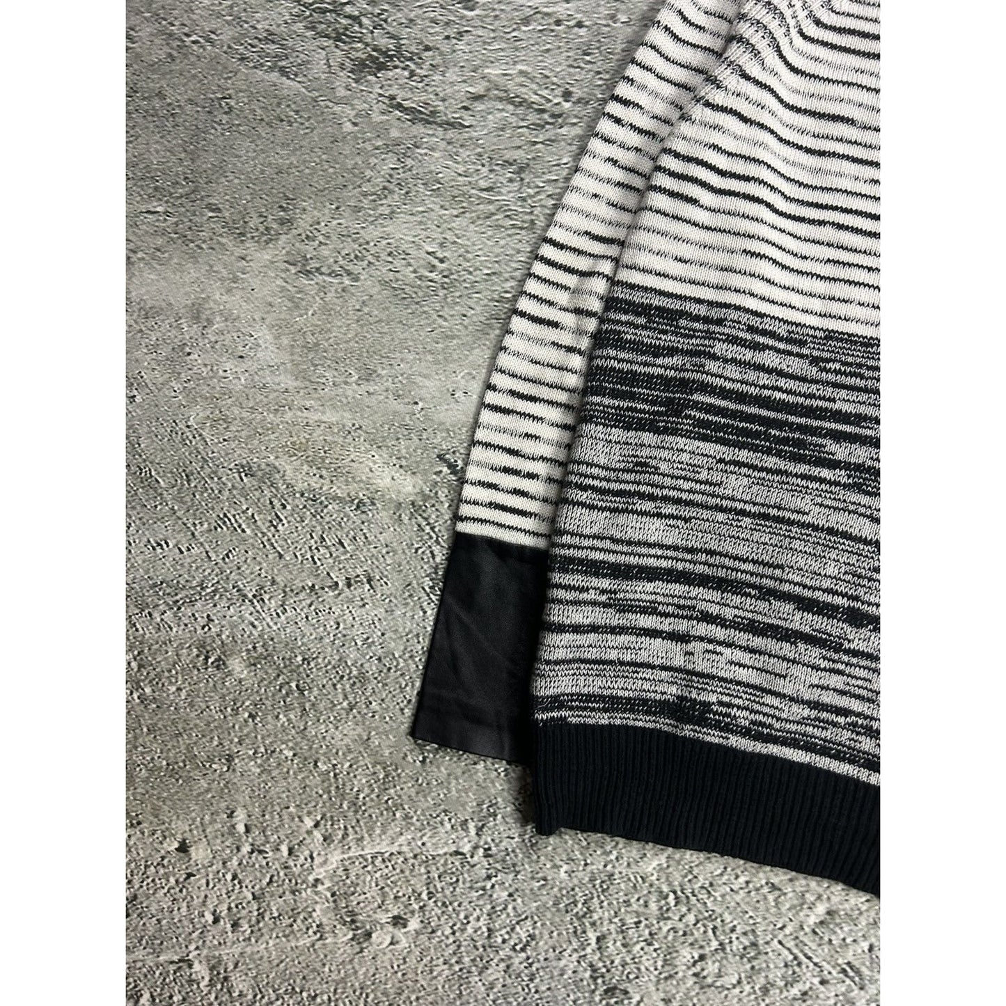 Claudie Pierlot cardigan sweater white black striped