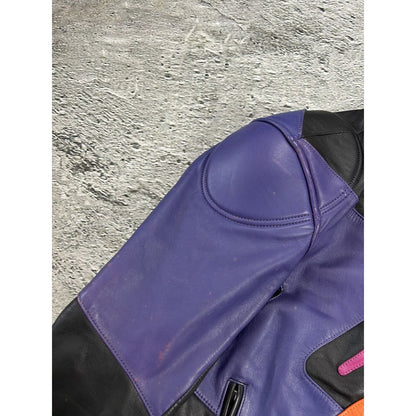 IXS Racing Leather Jacket vintage Y2K motorcycle
