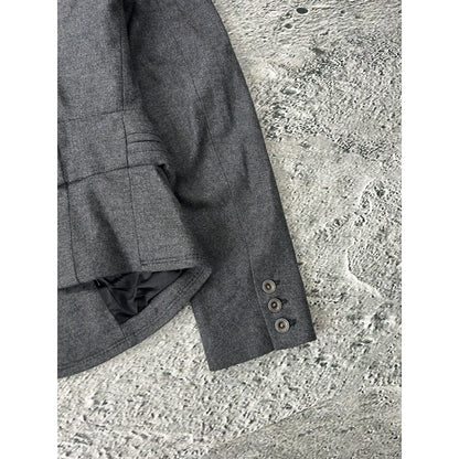 Plein Sud Jeanius Wool Blazer grey
