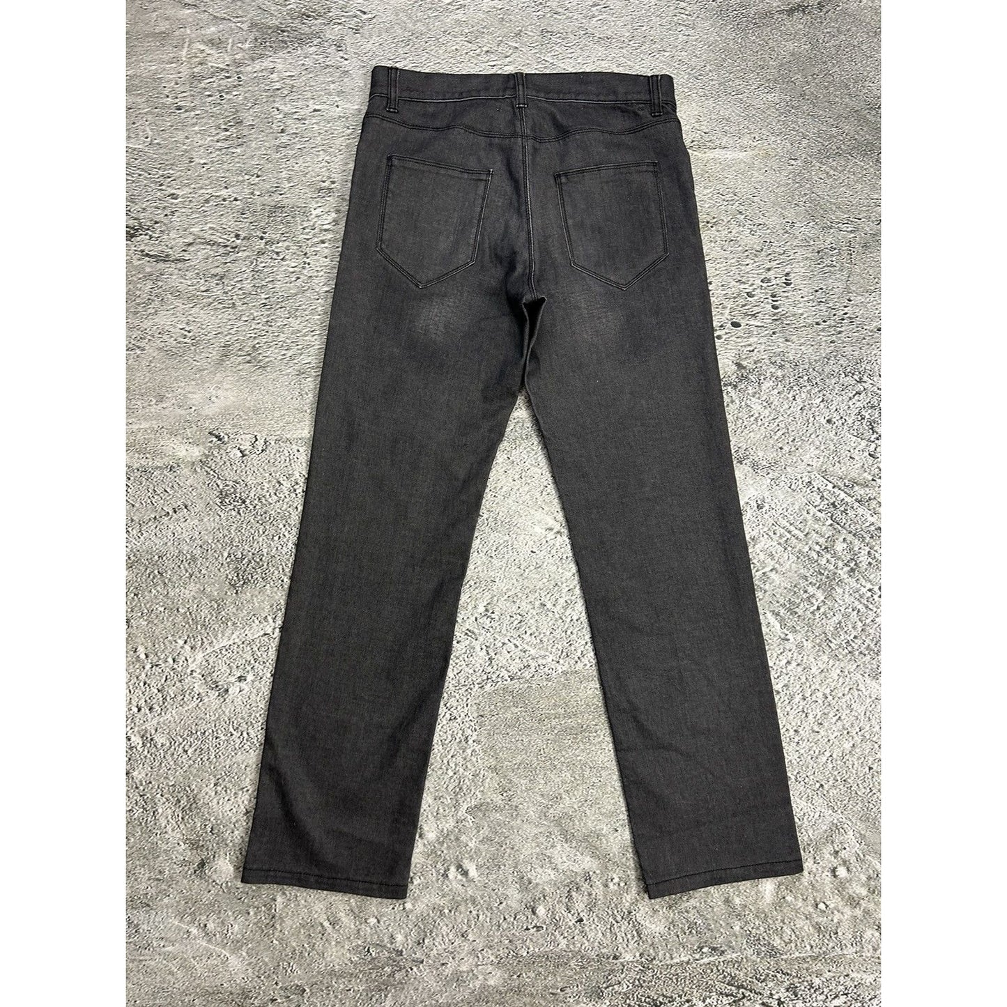 Prada jeans straight vintage denim pants grey easy fit