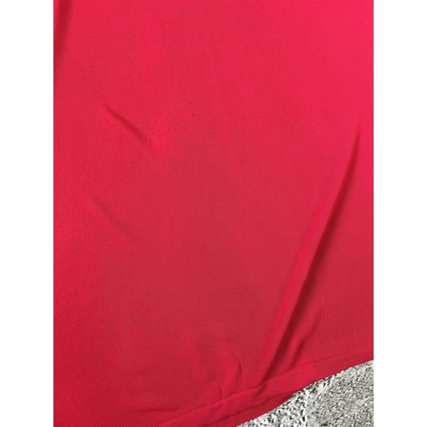 Gianni Versace mesh polo t-shirt red vintage