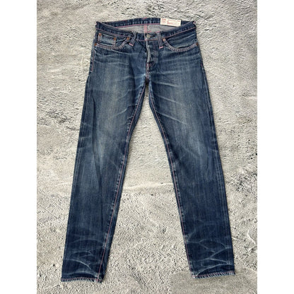 Evisu jeans daicock big logo pink selvedge denim Japan