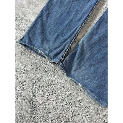 True Religion vintage blue jeans Ricky thick stitching Y2K