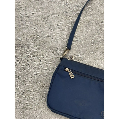 Bogner Messenger Bag Nylon Hand Made Navy Blue