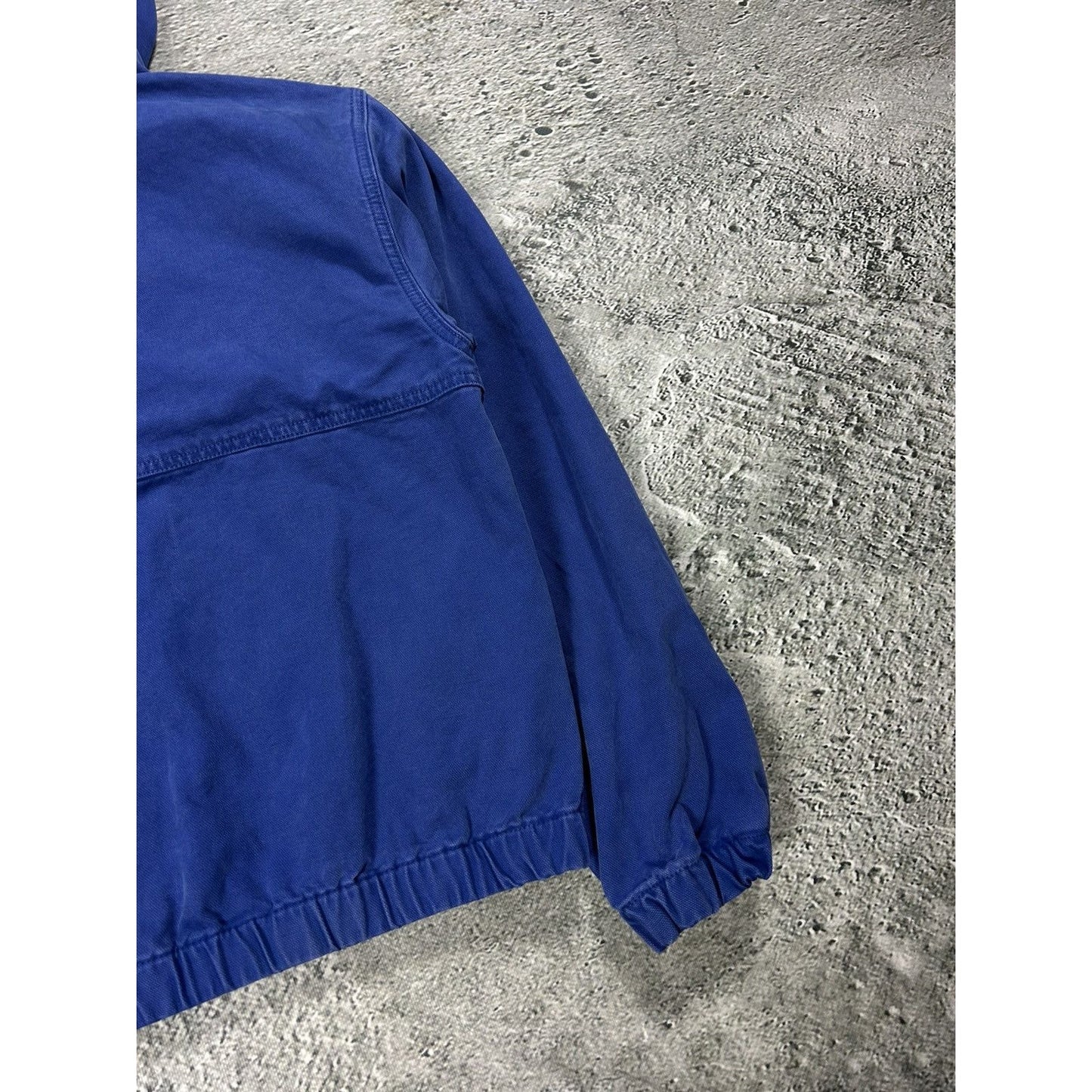 Stussy work jacket unlined canvas blue workwear active