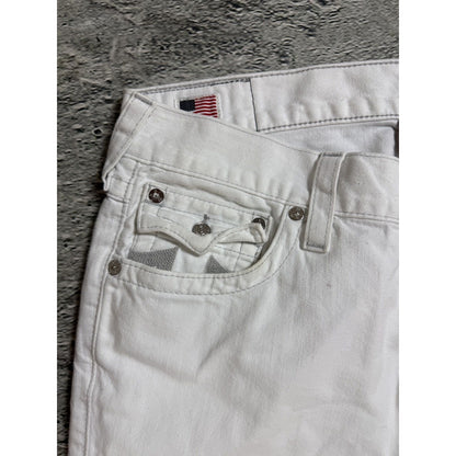 True Religion vintage white jeans Ricky