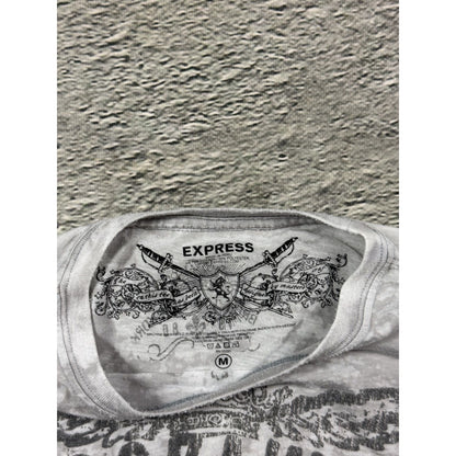 Rocaway Vintage Y2K white big logo express affliction