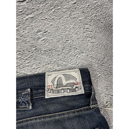Evisu Yamane jorts grey Y2K shorts denim mint gull