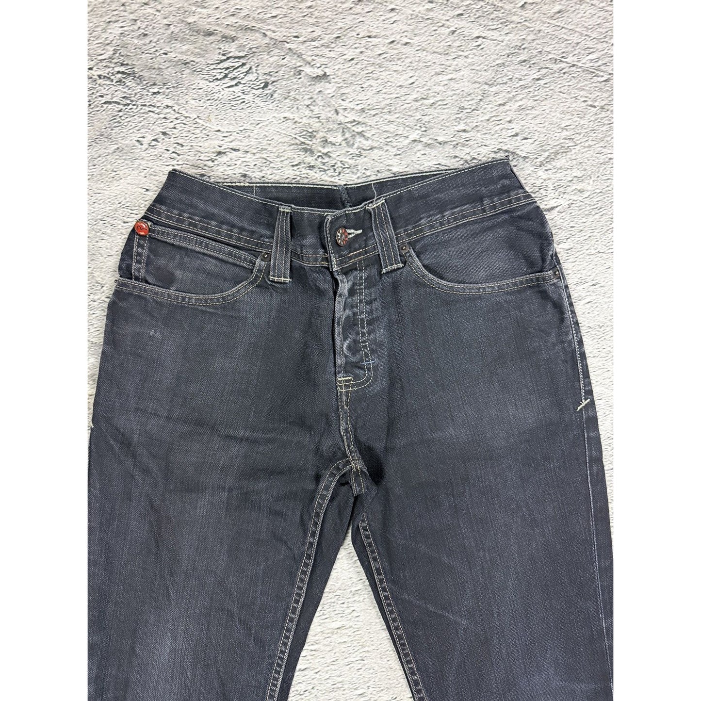 Evisu x Puma vintage black jeans black seagulls straight