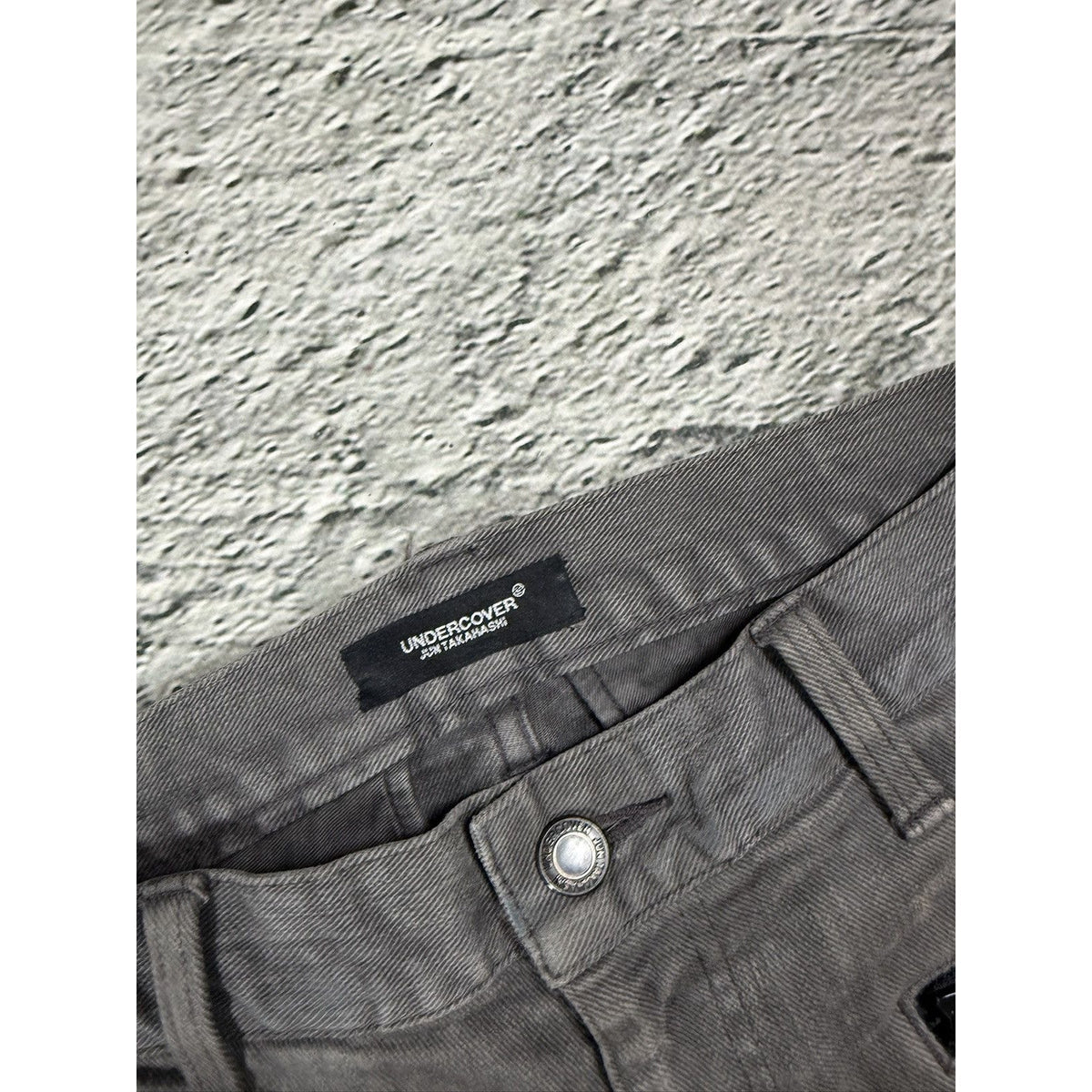 Undercover Jun Takahashi ss2018 gray jeans zippers