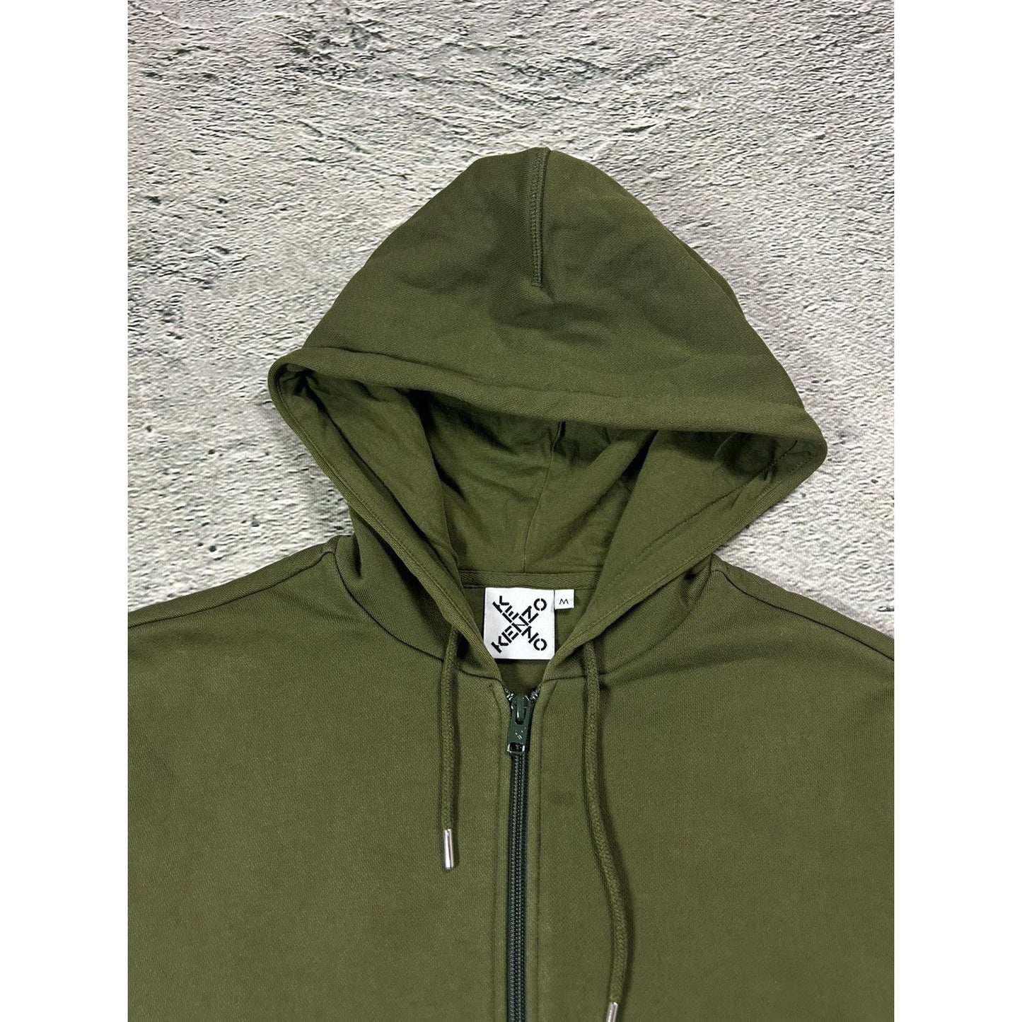 Kenzo zip hoodie khaki