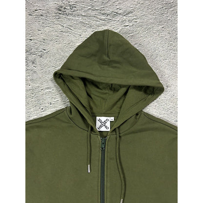 Kenzo zip hoodie khaki