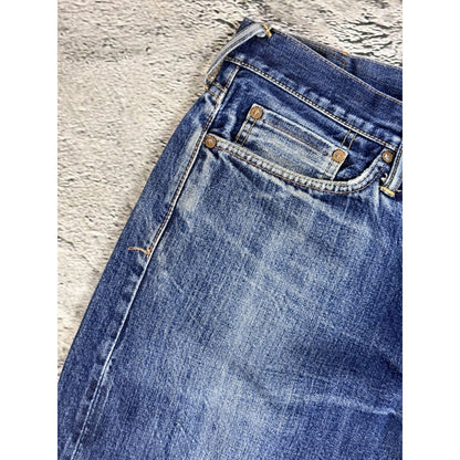 Evisu jeans vintage selvedge denim vintage red kanji seagull